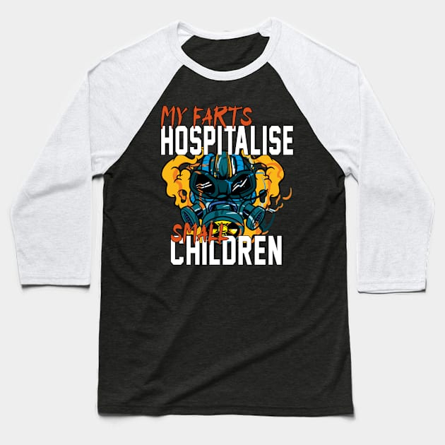 Fart, Child, Hospital, Toddler, Clinic, Baseball T-Shirt by SiegfriedIlligDesign